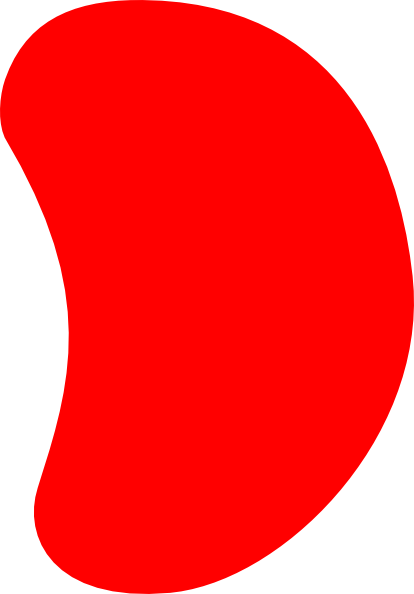 Red-jelly-bean Clip Art - vector clip art online ...