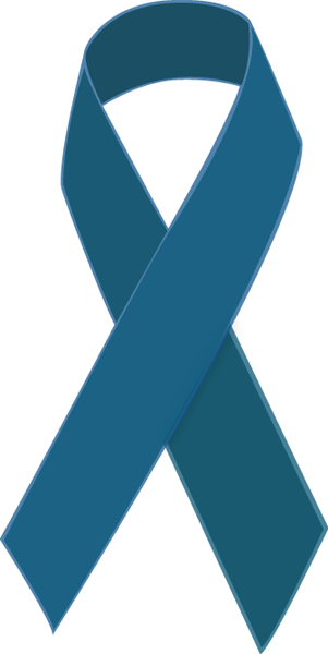 Teal Awareness Ribbon Clip Art