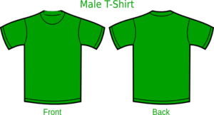 K Green T Shirt Clip Art - vector clip art online ...