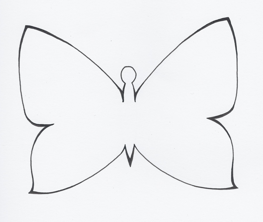 Butterfly Outline – Gclipart.com
