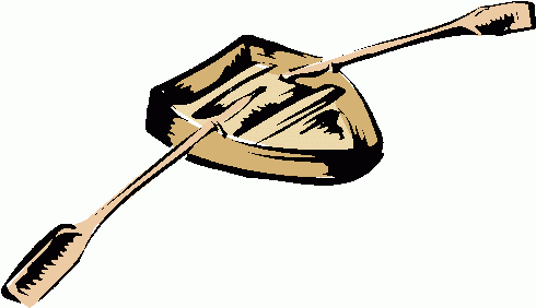 Row Boat Clipart Black And White Cartoon Rowing Boat