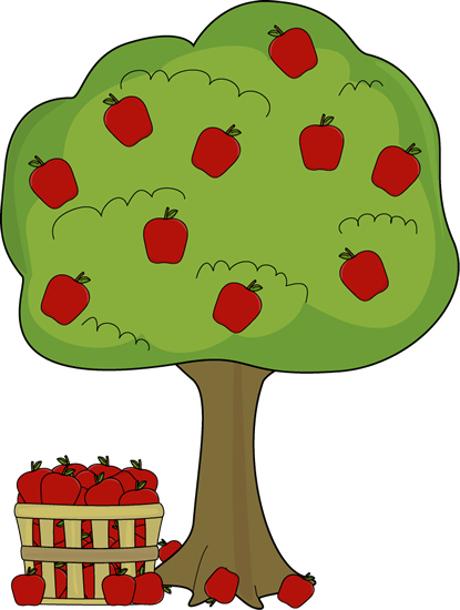 Apple Basket Clipart