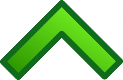 Download Green Single Up Arrow Set clip art Vector Free