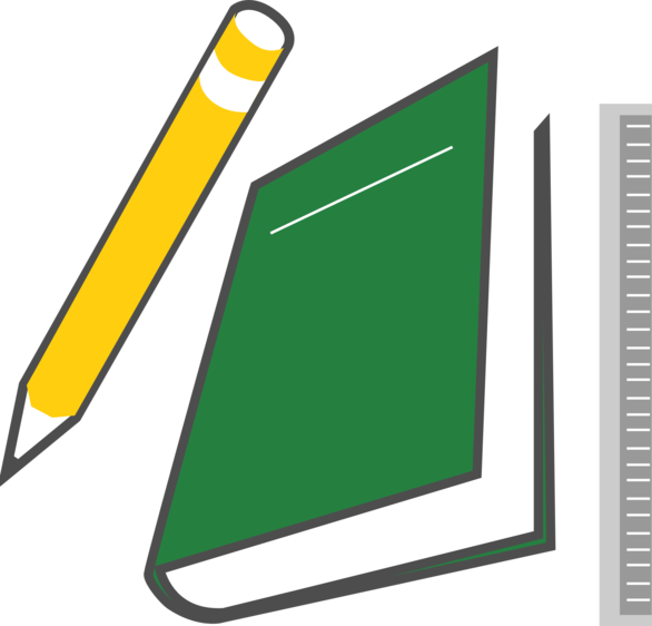 Books pencils clipart