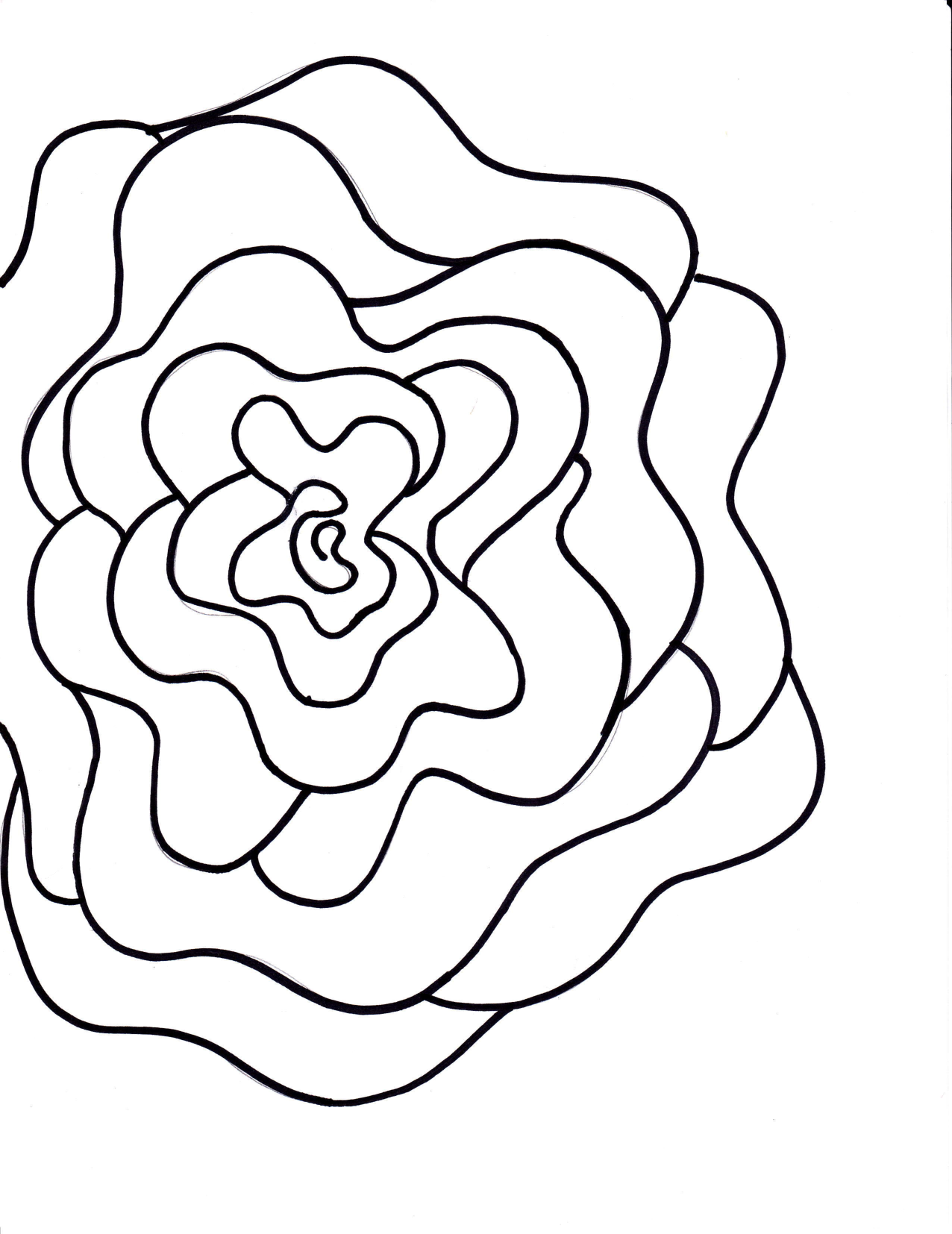 Flower Drawing Templates - ClipArt Best
