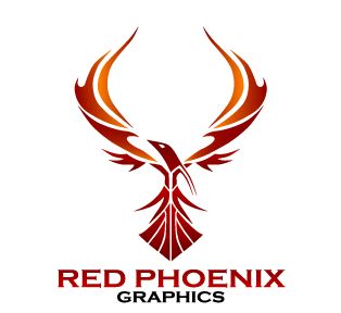 Red Phoenix Graphics Logo | Phoenix Designs | Pinterest