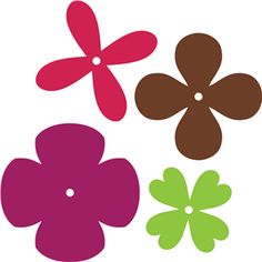 43+ Four Petal Flower Clip Art