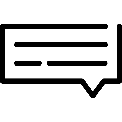 interface, Text Lines, speech bubble, Speech Balloon icon