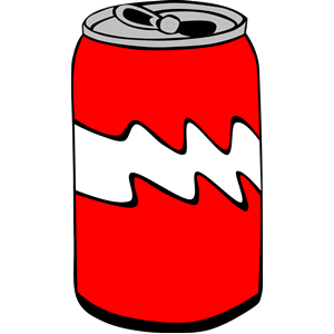 Soda can clipart free