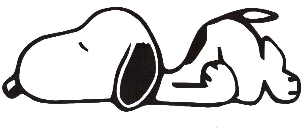Snoopy Sticker Great for Fridge Ute Car 200x75