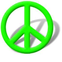 Green Peace Sign - ClipArt Best