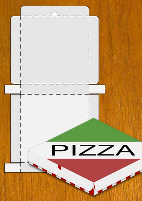 Pizza Box Design Template (