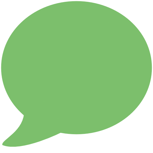Moth green speech bubble icon - Free moth green speech bubble icons