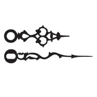 Small Serpentine Clock Hands - Rockler Woodworking Tools
