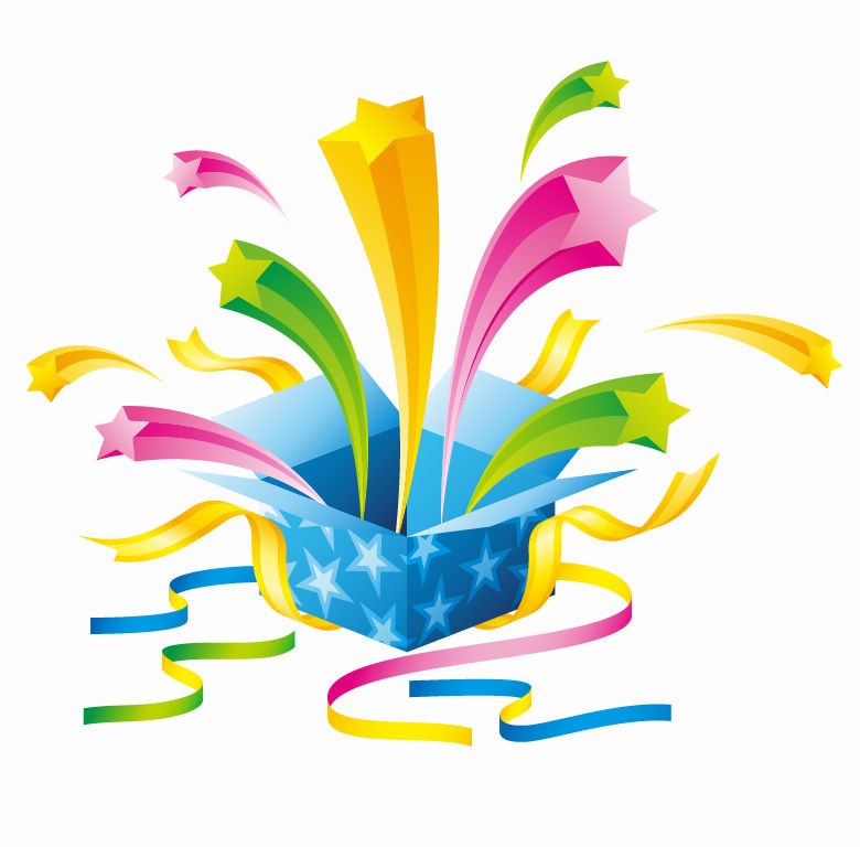 Exploding Gift Box with Colorful Star for Celebration | Free ...