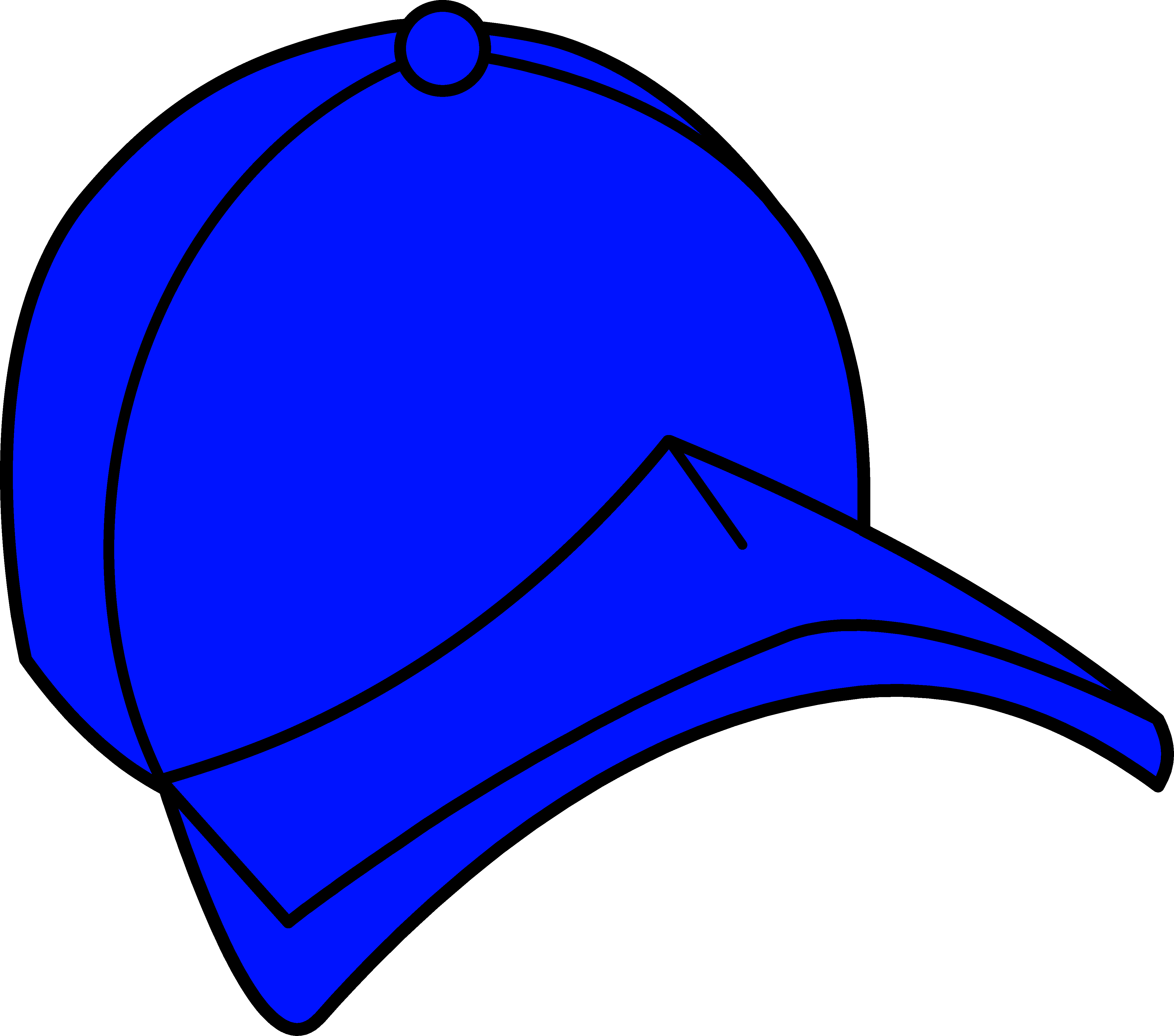 Blue Clip Art Thinking - Free Clipart Images