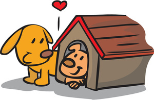 Free Dogs Clip Art Image - Clip Art Illustration of Two Dogs and a ...