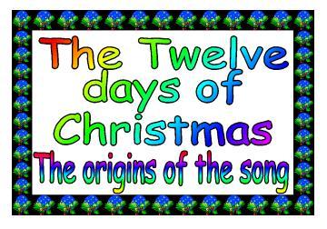 Twelve Days Of Christmas Clipart | Free Download Clip Art | Free ...