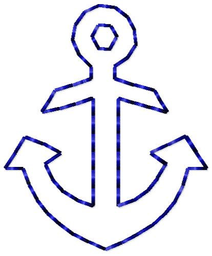 Anchor Outline Clipart