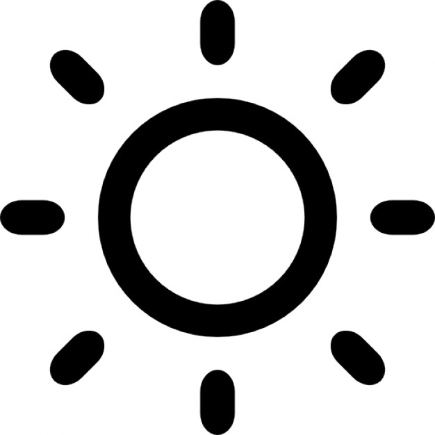 Black sun vector Icons | Free Download