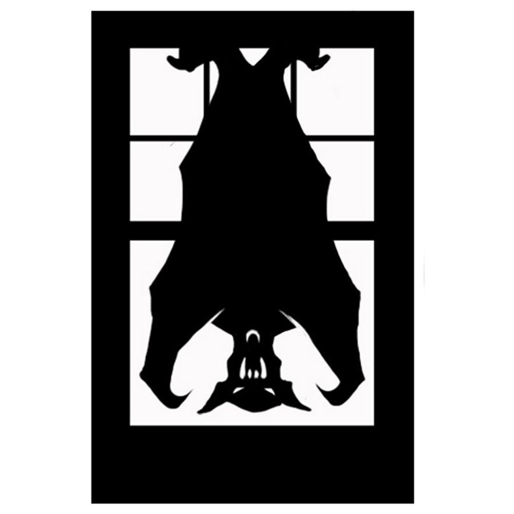 Rakuten.com - Scary Silhouette Hanging Man Window Decoration