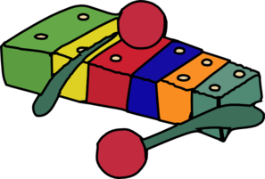 Baby Xylophone 1 clip art - vector clip art online, royalty free ...