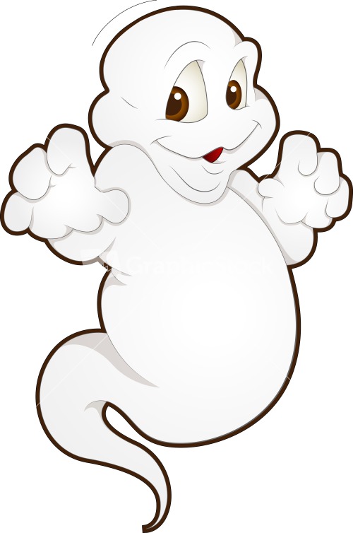 Ghost - Cartoon Character Stock Image