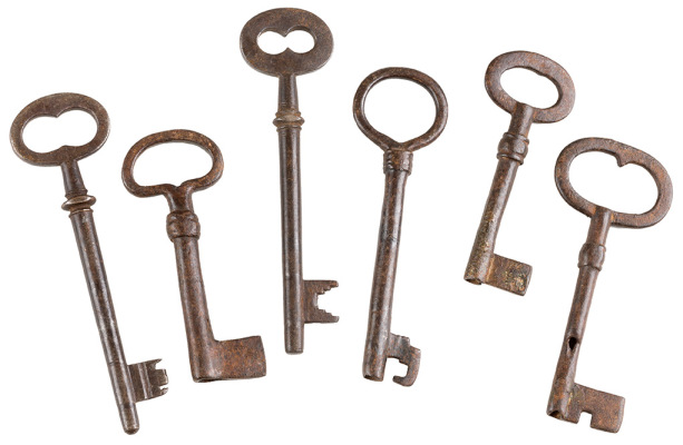 Vintage Collectible - Brass Skeleton Keys | The J. Peterman Company