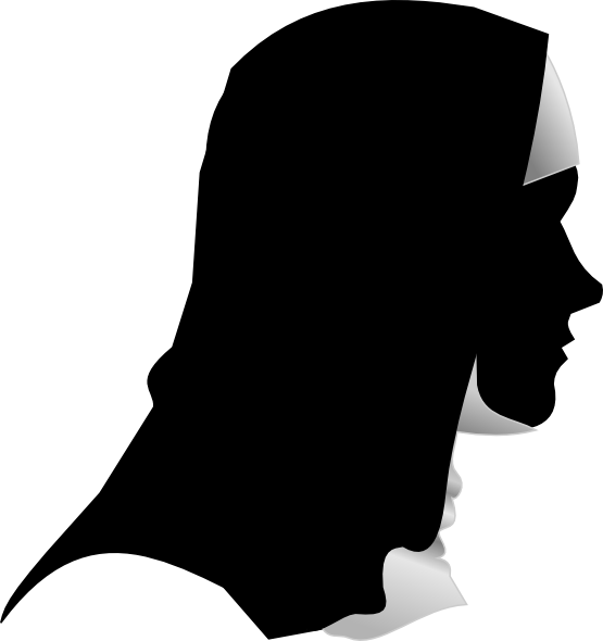 clipartist.net » Clip Art » Catholic Nun Silhouette Profile ...
