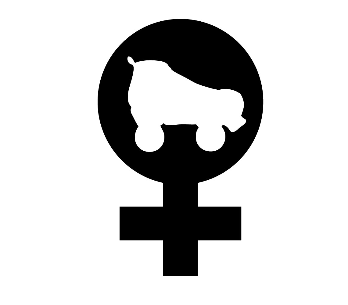 Woman Symbol Skate Decal | Stitched Up Stickers