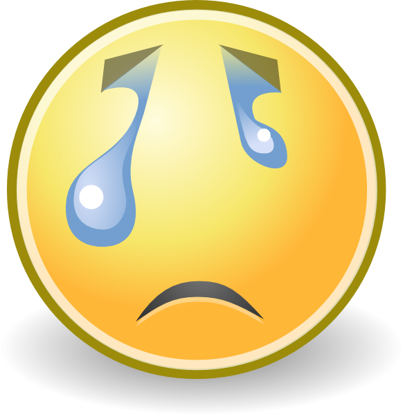 Face Crying Clip Art - vector clip art online ...