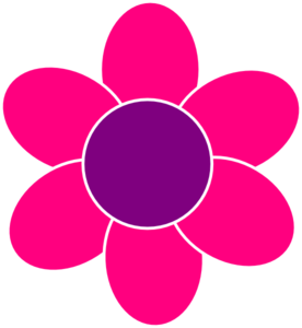 Pink Flower clip art - vector clip art online, royalty free ...