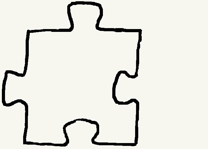 Puzzle Template 6 Pieces - ClipArt Best