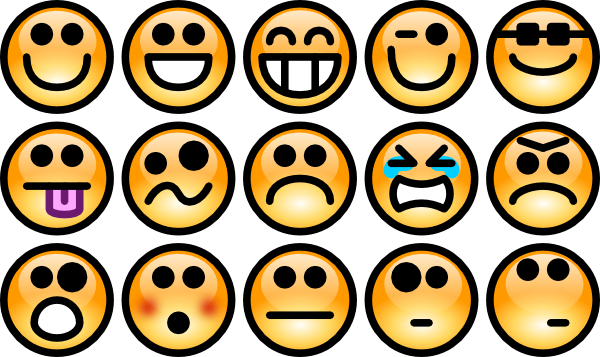 Smiley Face Clip Art Emotions - Free Clipart Images