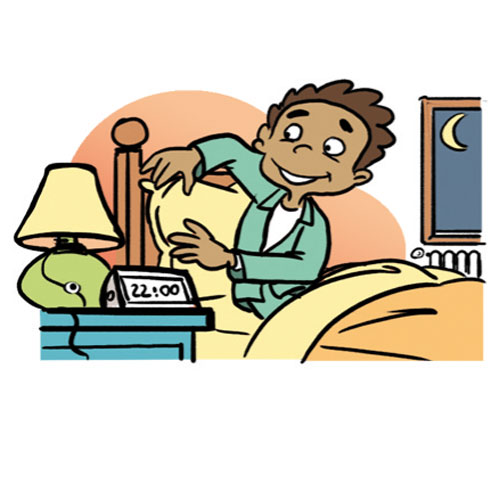 Go to bed clipart