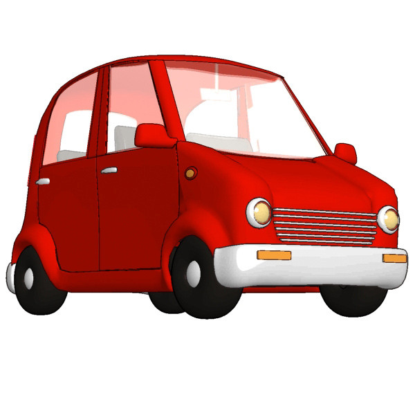 3d cartoon car - cartoon car...