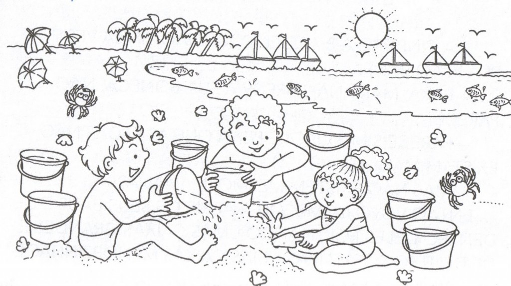 Desenho Do Verao #1 para colorir (clique na imagem para ampliar)