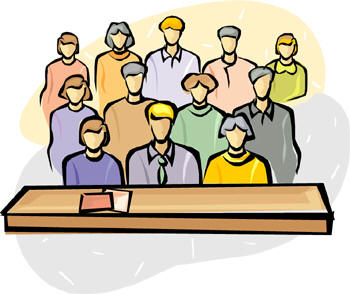 Court Room Cartoon