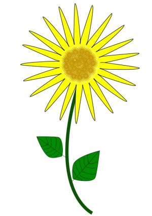 Sunflower Bunga-vektor Clip Art-vektor Gratis Download Gratis
