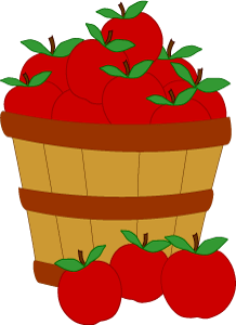 Apple Basket Clipart - Free Clipart Images
