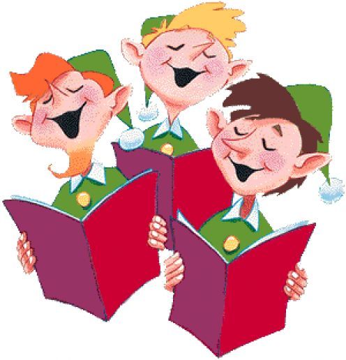 Christmas Carol Clip Art - Tumundografico