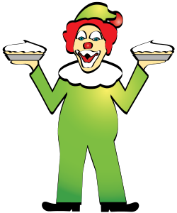 Clown Pie In The Face Clip Art Clipart