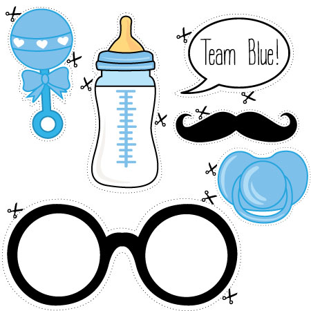 Complete your blue baby shower theme with our free printable photo ...