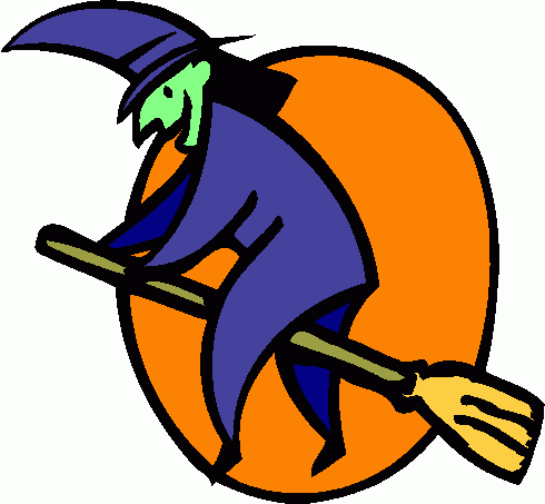 Flying Witch Clipart