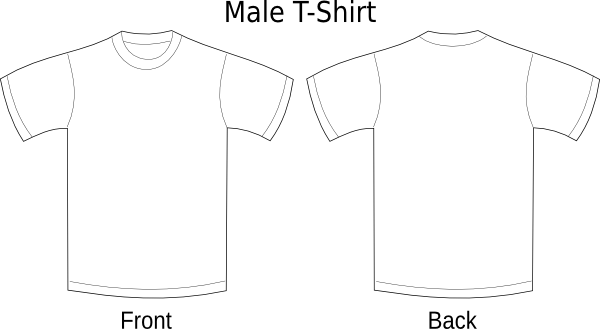 Black Shirt Front And Back - ClipArt Best