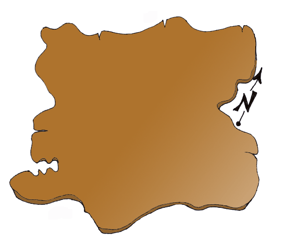 Treasure map clipart outline - ClipartFox