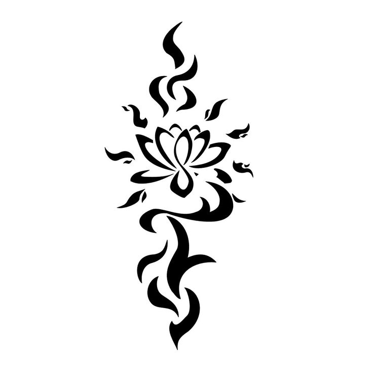 Tribal Lotus Tattoo | Lotus Tattoo ...