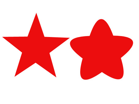 Rounded Star Template