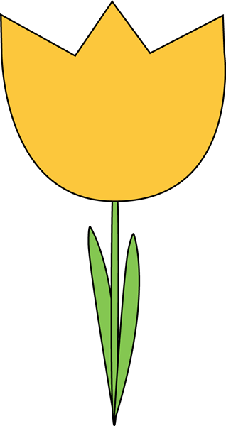 Tulip Clipart Black And White - Free Clipart Images