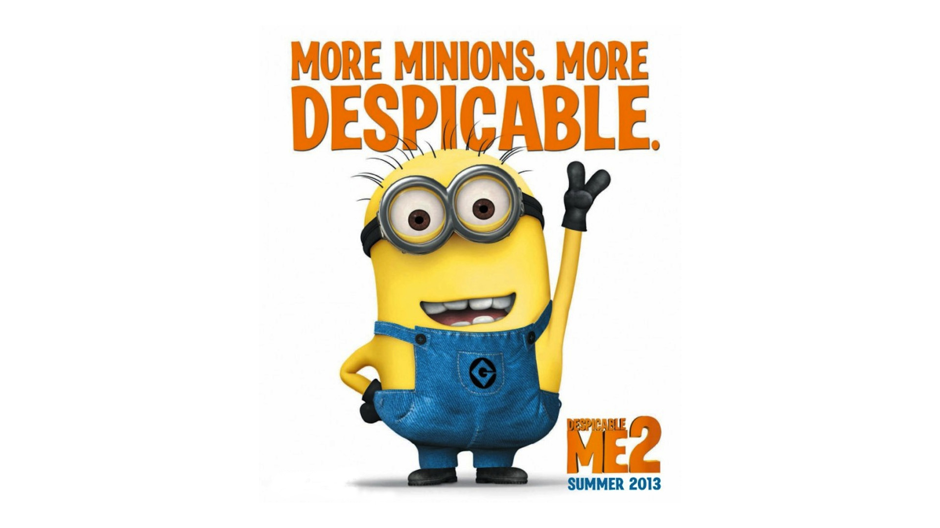 Minion black and white clipart image #18429